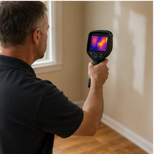 Chester Home Inspections inspector — thermal imaging